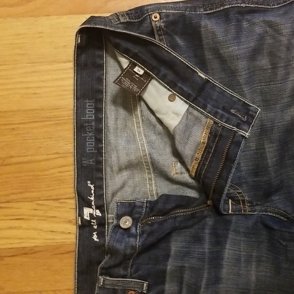 7 For all Mankind Jeans 36 x 32 Pre-Owned - Picture 2 of 9